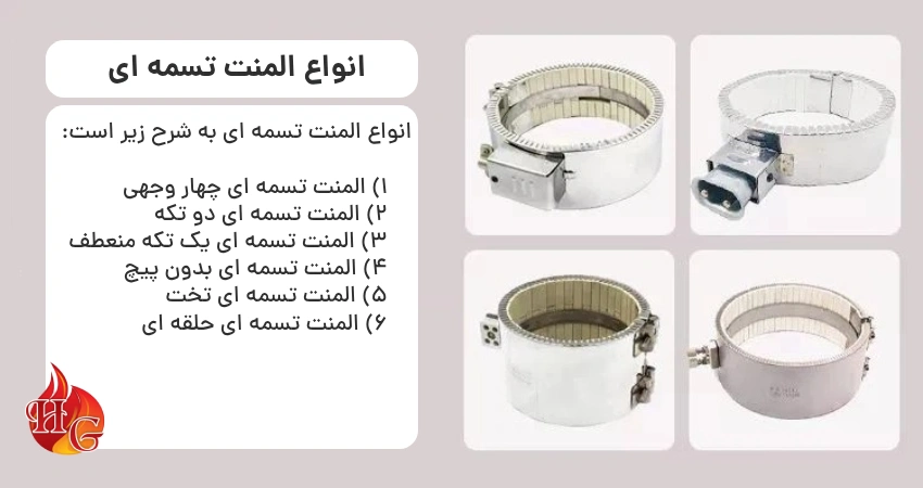 انواع المنت تسمه ای