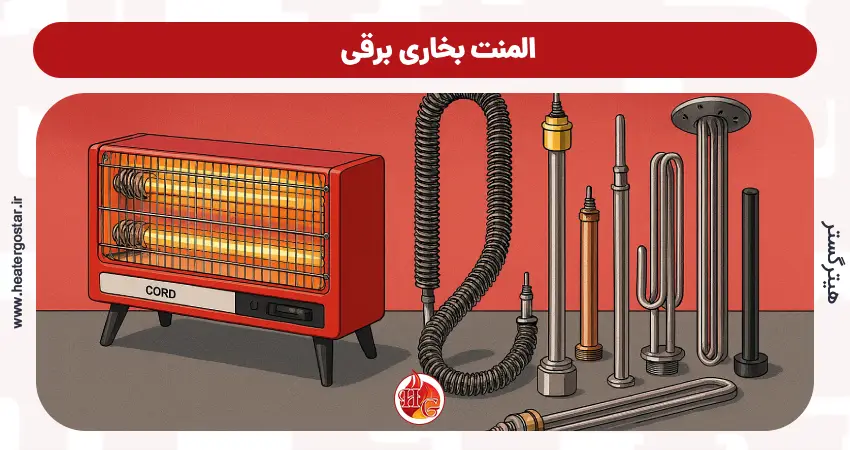 المنت بخاری برقی