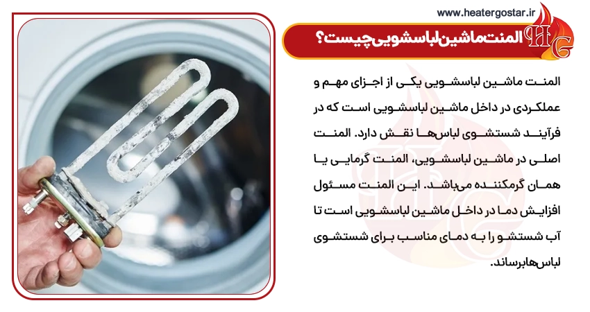 المنت ماشین لباسشویی