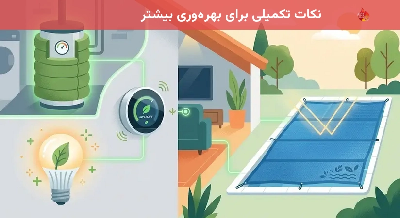 نکات تکمیلی برای بهره‌وری بیشتر
