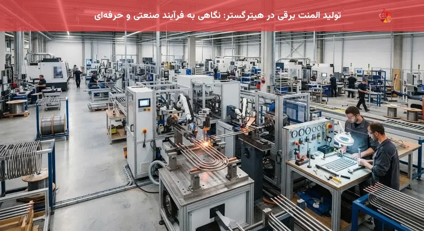 تولید المنت برقی در هیترگستر: نگاهی به فرآیند صنعتی و حرفه‌ای