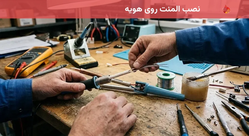 نصب المنت روی هویه