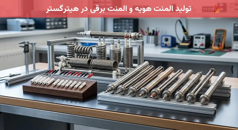 تولید المنت هویه و المنت برقی در هیترگستر