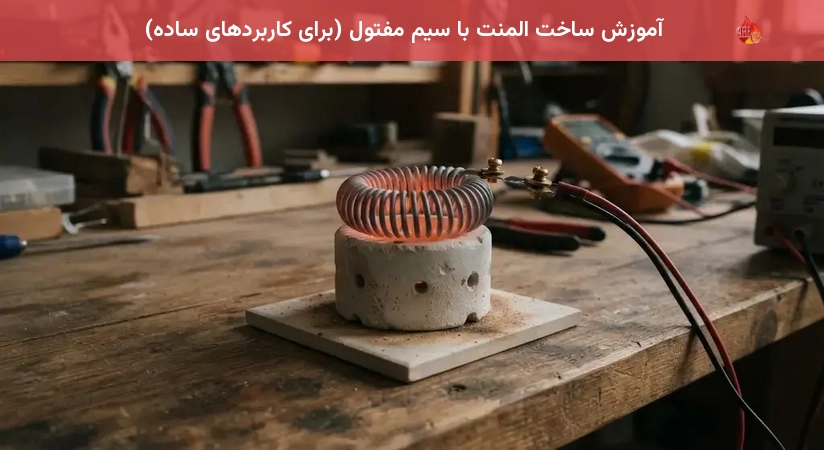 آموزش ساخت المنت با سیم مفتول (برای کاربردهای ساده)